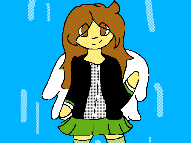 Me in my school clothes flying????