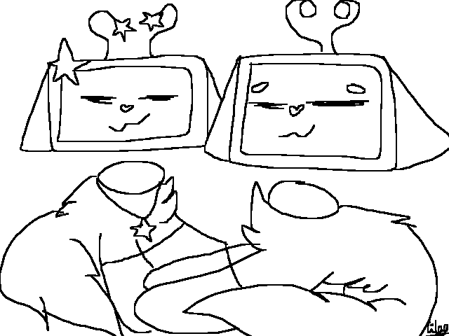 The 2 sleepy children;w;