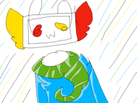 I drew this in inverted colours-