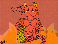 I tried drawing a dragon;w;
