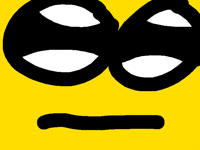 Emoji Art #3 (Straight Face!) Like! Follow! Share!