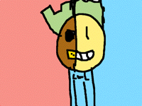 Gungam gets a robot face.