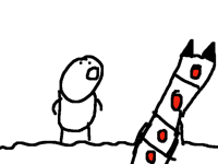 The destroyer crushes a man