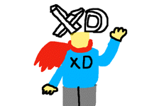 Ecks dee man (original by solarsands) BEST OC EVER