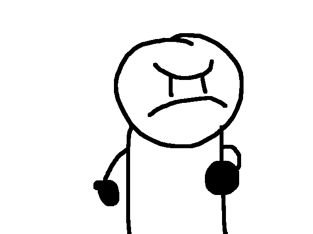 Angry man points at ya