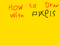 How to draw with pixels