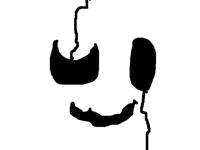 Gaster face white