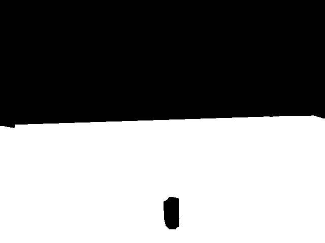 Blob in black and white