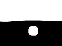 Ball physics and black and white fading