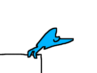 Blue man - take off attempt 1