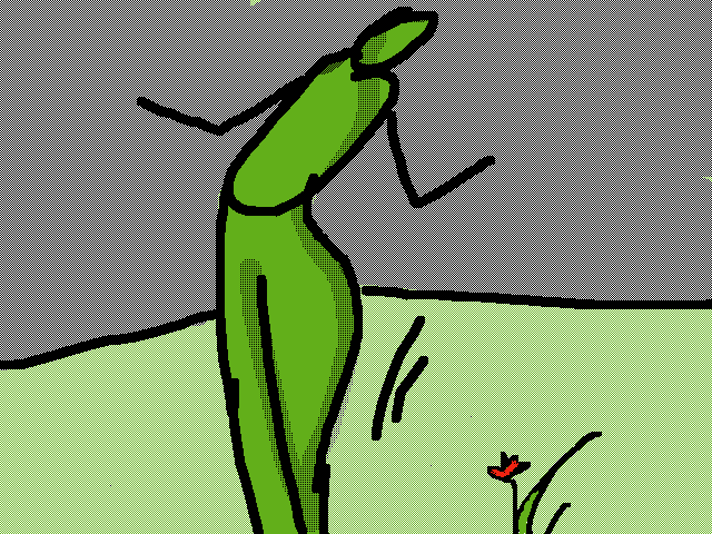 Dancing green