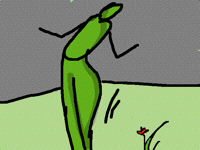 Dancing green