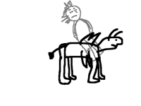 Flying cow (bad drawing