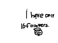 Please follow me Only 14