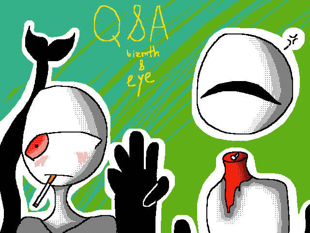 Q&A Bizmth and eye to start off today