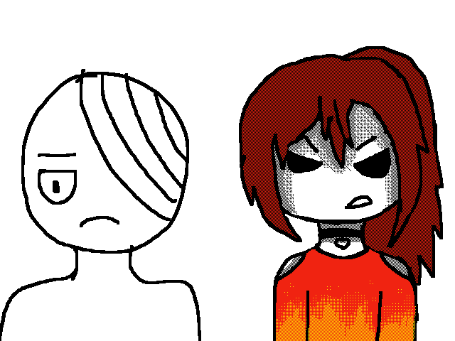 The demon fight