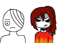 The demon fight