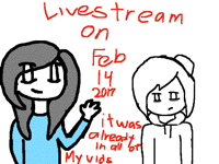 My first livestream I already said it in my dis