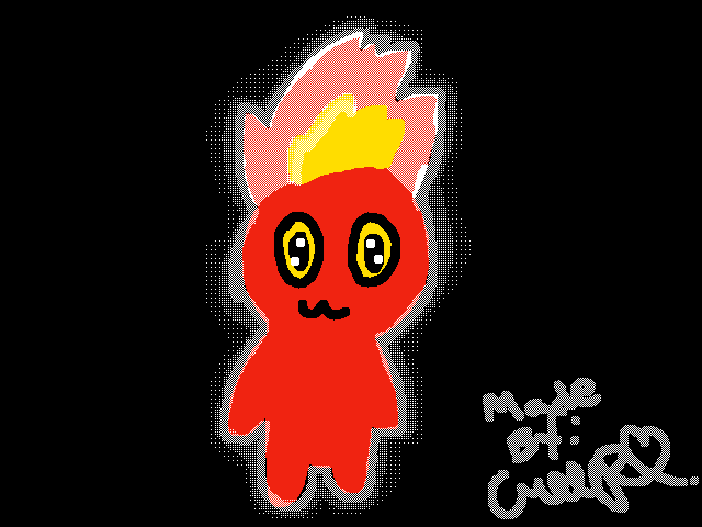 Olie here chibi flame