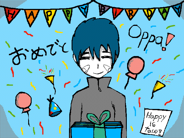 *･゜ﾟ･*:.｡..｡.:*happybirday!*:.｡. .｡.:*･゜ﾟ･*