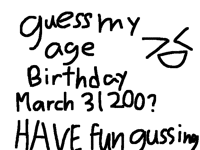 Guess my age