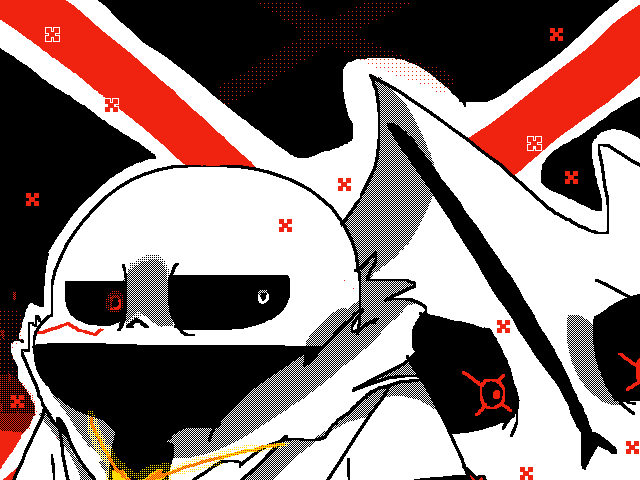 Cross sans(by ultronicfloofy)