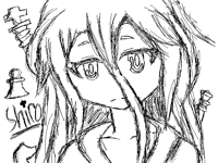 No game No life sketch of shiro