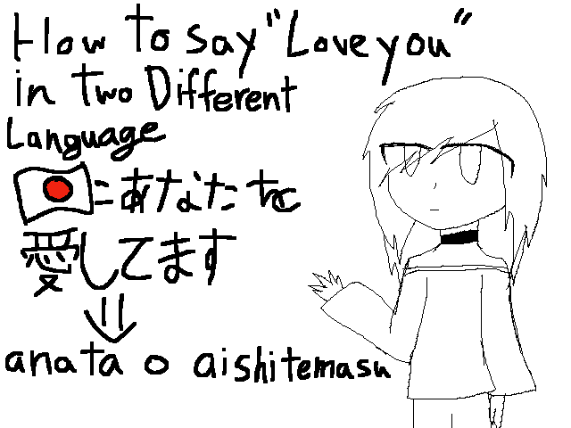 Love you in two language