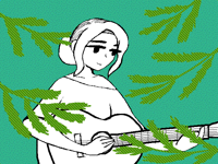 Just girl with a guitar