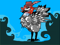 Colette the pigeon