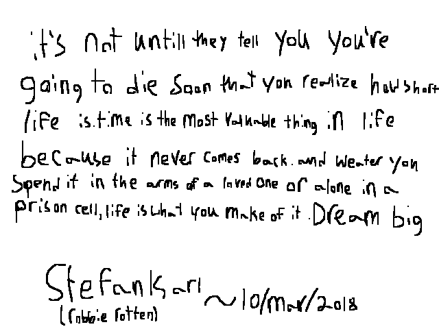 Words from a good man