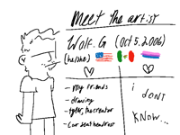 meet the artist haha