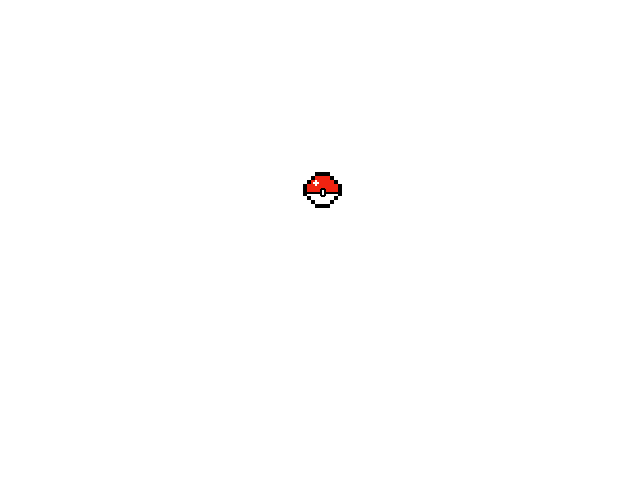 Pixel art pokeball