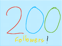 200 followers...