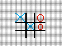 Blue and Red remake pixel Art
