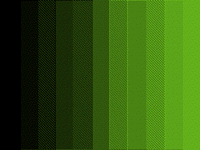 Black to green