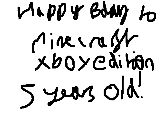 Happy BDay to Minecraft Xbox