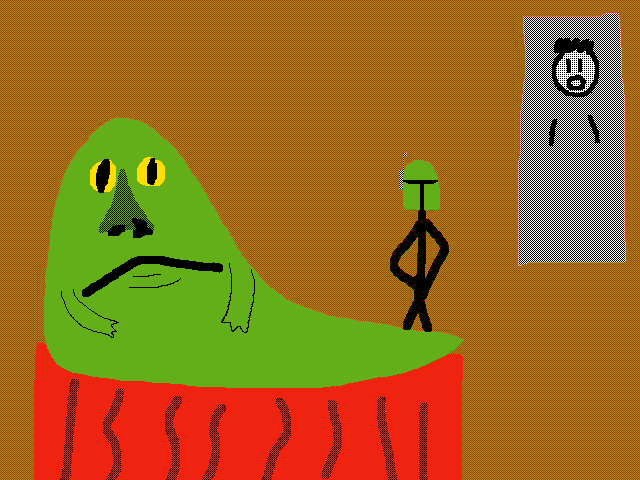 Frozen in carbonate.