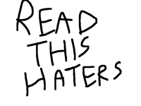 Read this haters