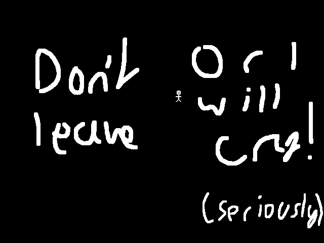 Don't leave @WafflePuff ! Just don't!