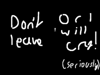 Don't leave @WafflePuff ! Just don't!