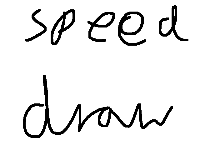 Speed draw of me