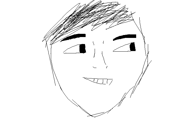 I draw better with pen n pencil