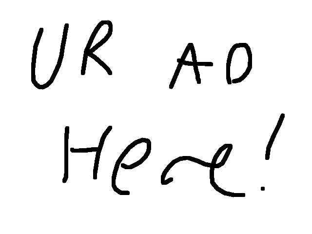 Who wants an ad for £1.00?