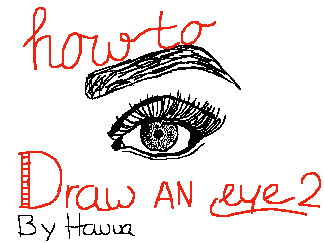 How to draw an eye 2
