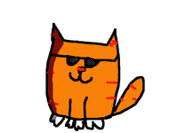 Весёлый кот