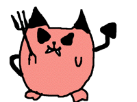 Демон кот и ангел кот