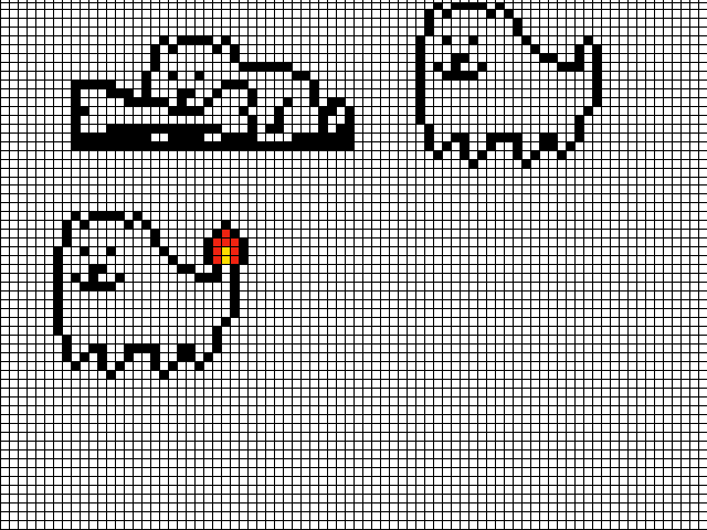 Annoying dogs pixel art