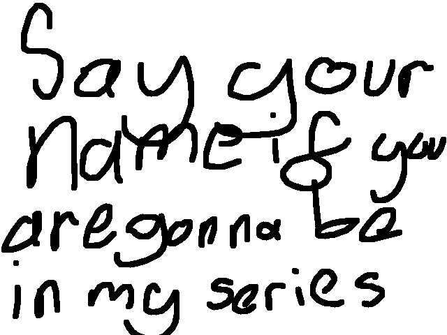 Everyone in my town of Salem series!!!!!!