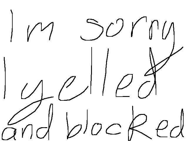 For @bambii I have an apology for u